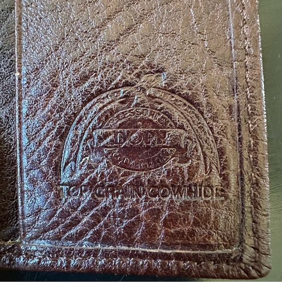 Dopp Trifold Wallet Brown Top Grade Cowhide - Picture 6 of 6
